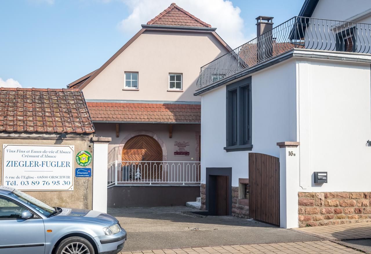 Gîtes&Chambes d'Hôtes Fugler Orschwihr Exterior foto